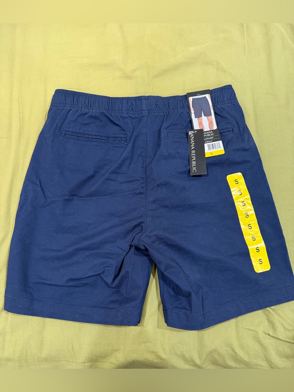 Banana Republic Men's Navy Pull On Stretch Shorts, Size: S